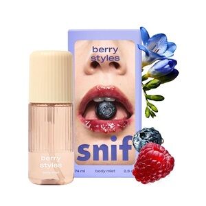 Snif Berry Styles Body Mist, Fruity Gourmand Fragrance Mist for Body & Hair
